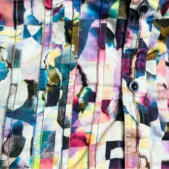 Robert Graham Magical Island Color Splash Button Down Shirt